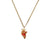 A Fuego Red Velvet Necklace
