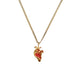 A Fuego Red Velvet Necklace